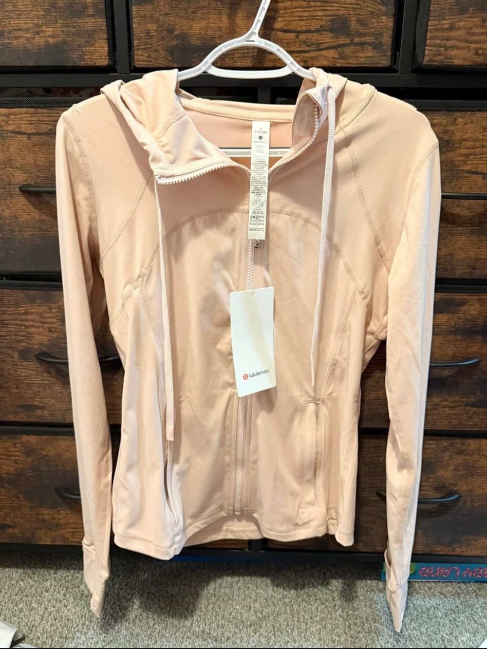 Lululemon Hooded Define Jacket *Nulu 
size 8 "pink bliss" NWT